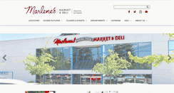 Desktop Screenshot of marlenesmarket-deli.com